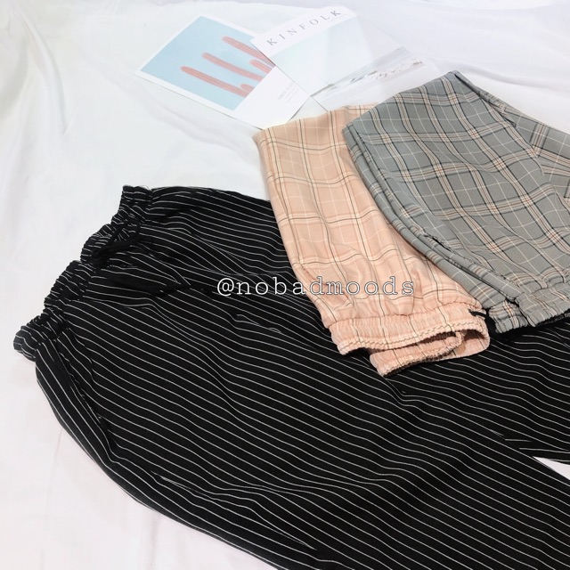 QUẦN CARO UNISEX ( HÌNH THẬT)