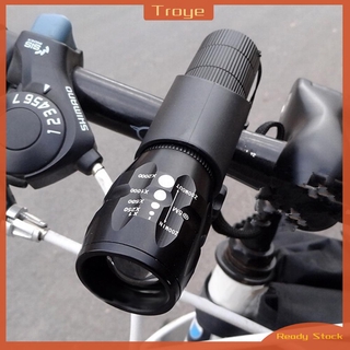 Đèn led cree q5 chống thấm nước cho xe đạp, độ sáng 2000 lumens