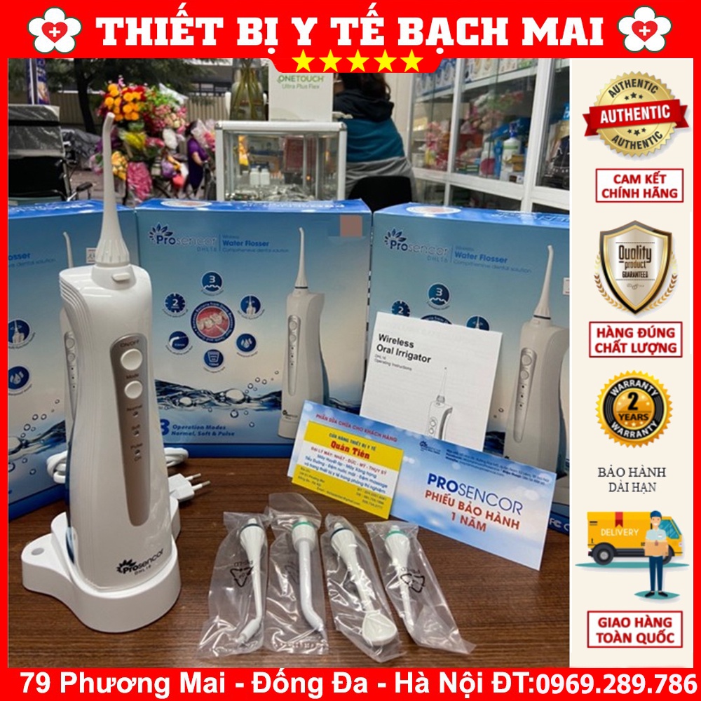 [Chính Hãng] Máy Tăm Nước Cầm Tay Prosencor - Làm Sạch Sâu Chân Răng,Chăm Sóc Răng Tốt Nhất