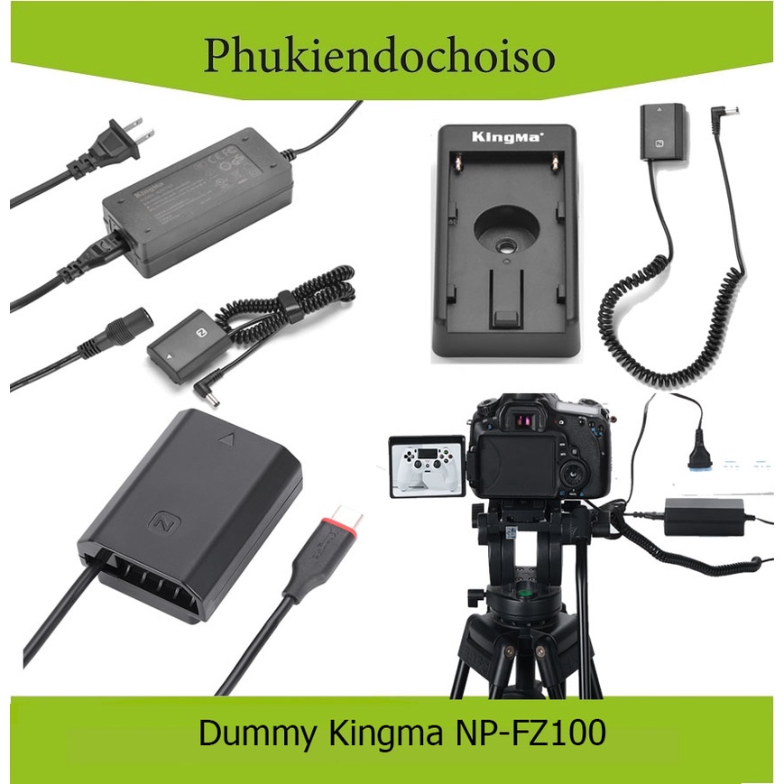 Pin ảo/ giả pin/ pin giả/ Pin Dummy Kingma for Sony NP-FZ100