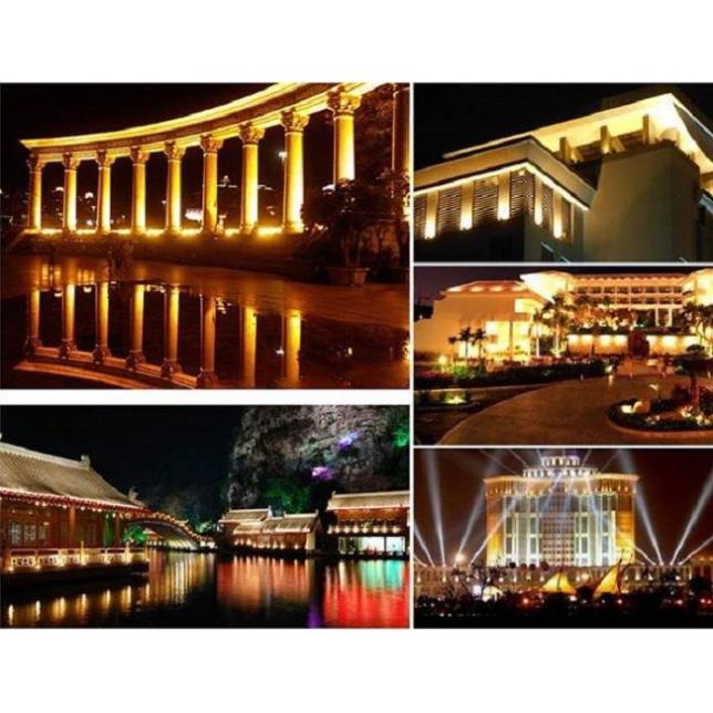 Bộ 2 đèn Led pha chíp dán 150W
