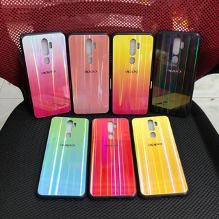 Ốp lưng Oppo A9 (2020) viền dẻo bóng kính