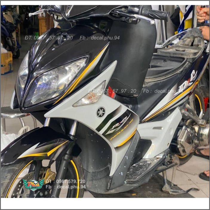 Tem rời Novo Rc Trắng đen vàng (C)