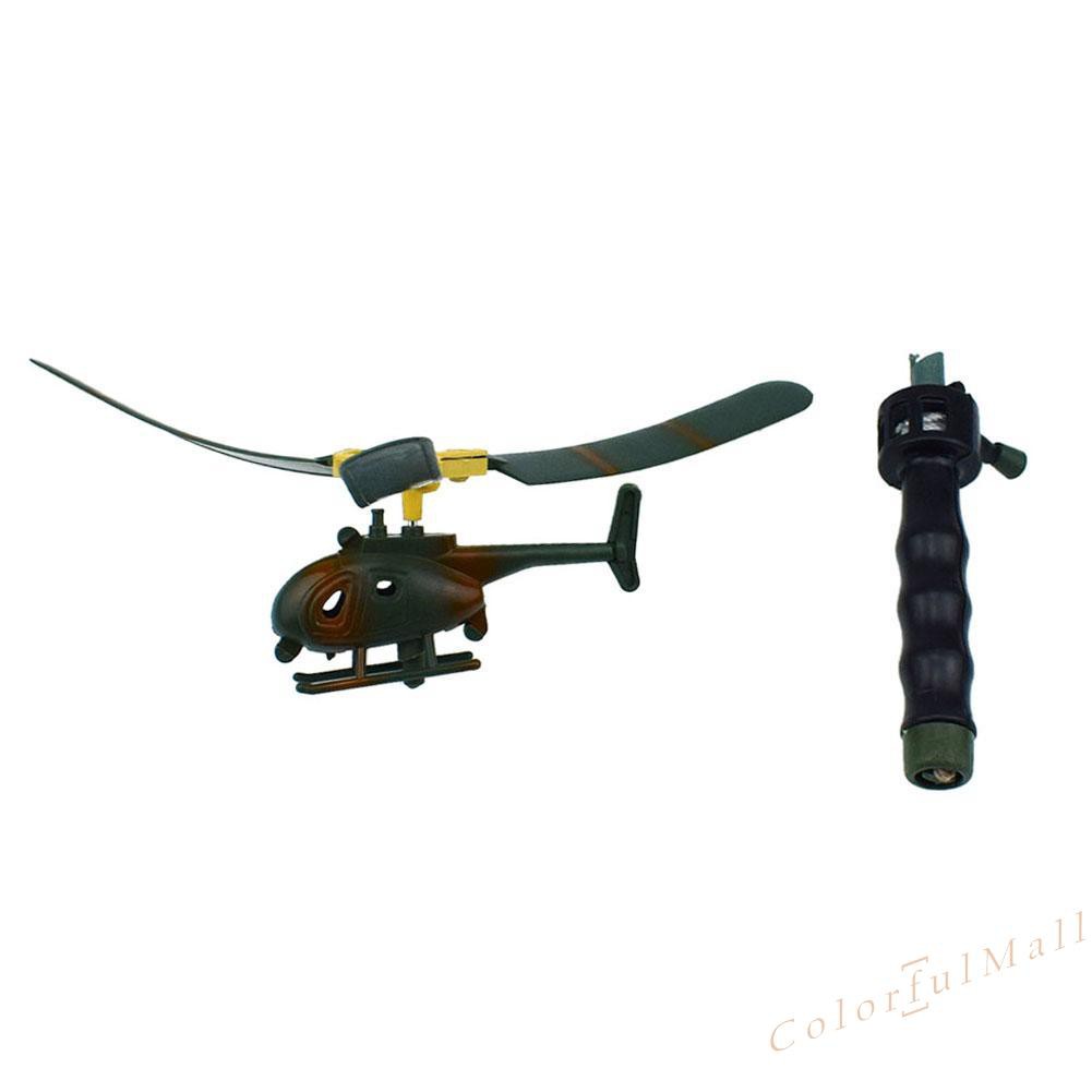 Mô hình máy bay trực thăng lên dây cót đồ chơi ngoài trời cho trẻ em