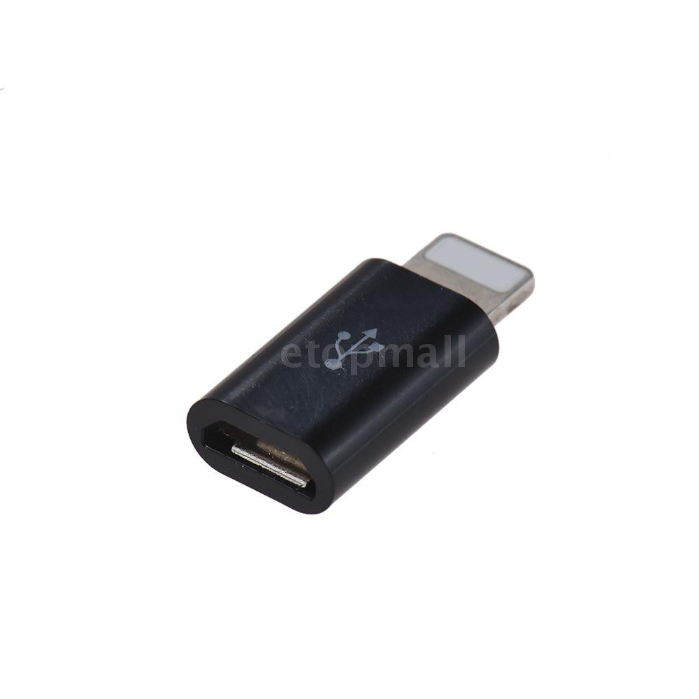 Cáp Chuyển Đổi Dữ Liệu Từ Cổng Micro Usb Sang Giác Cắm Lightning Cho Iphone 8 Plus Ipad Mini Air