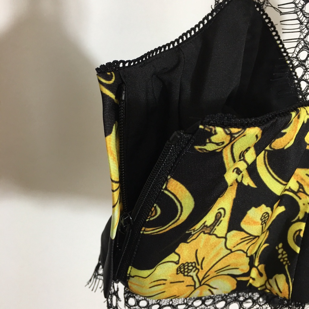 Set áo váy nữ thời trang cao cấp Versace thiết kế thu hút, phong cách sang trọng