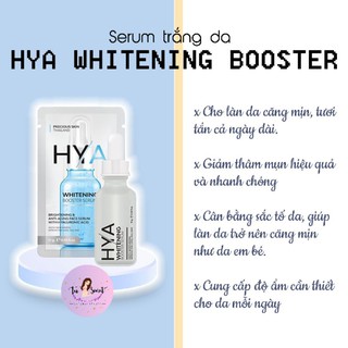 Serum sáng da HYA WHITENING BOOSTER SERUM - Dung tích 10ml CHÍNH HÃNG THÁI LAN