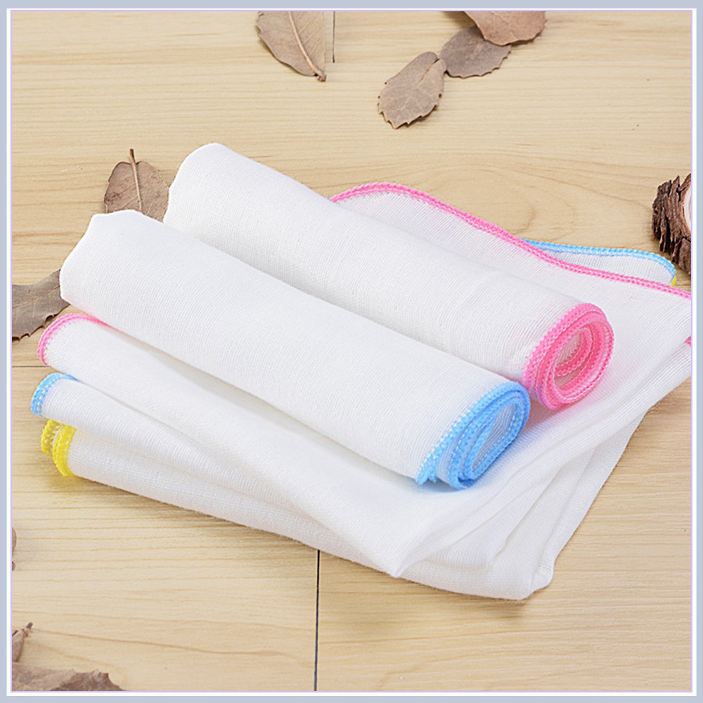 Khăn tắm cho bé màu trắng hàng Việt Nam 4 lớp, 6 Lớp 70x70cm - Monnie Kids