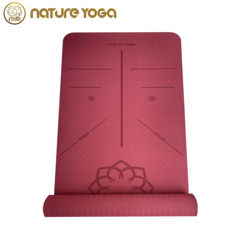 Thảm Yoga Nature Cao Cấp TPE Định Tuyến 6mm độ bám tốt