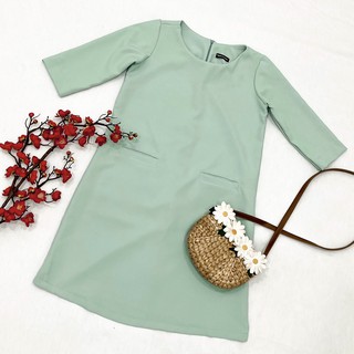 Đầm váy freesize mint 2 túi
