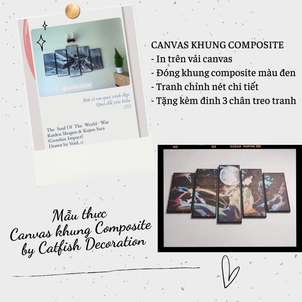Tranh Treo Tường Canvas Có Khung - Dragon Ball - 7 Viên Ngọc Rồng - 2