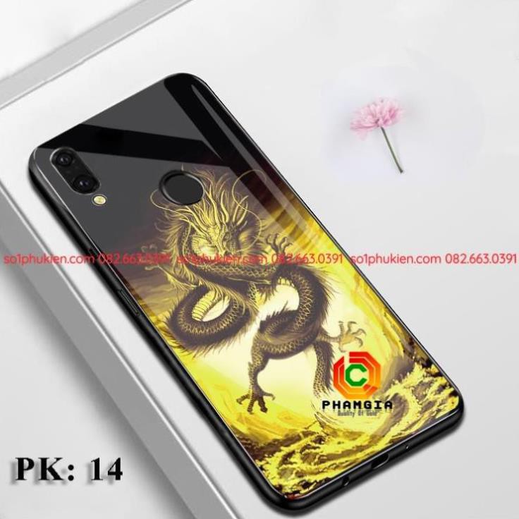 Ốp lưng Huawei Nova 3i, Huawei Y9 2019 mặt kính chống bể sang trọng, chống va đập khi bể hoa văn đẹp