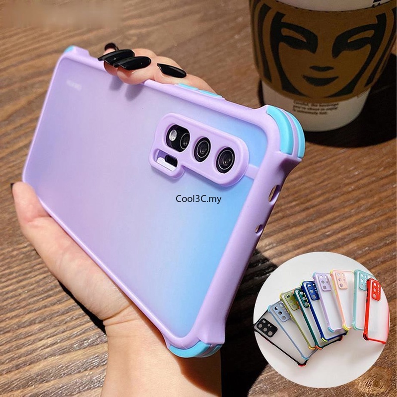 Ốp Điện Thoại Màu Nhám Chống Sốc Cho Xiaomi Mi 10T 9T Pro Note 10 Lite Redmi 9T
