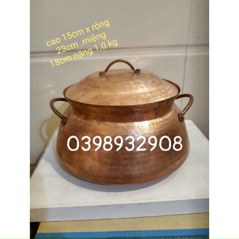 NIÊU ĐỒNG ĐỎ 15 x 23 CM
