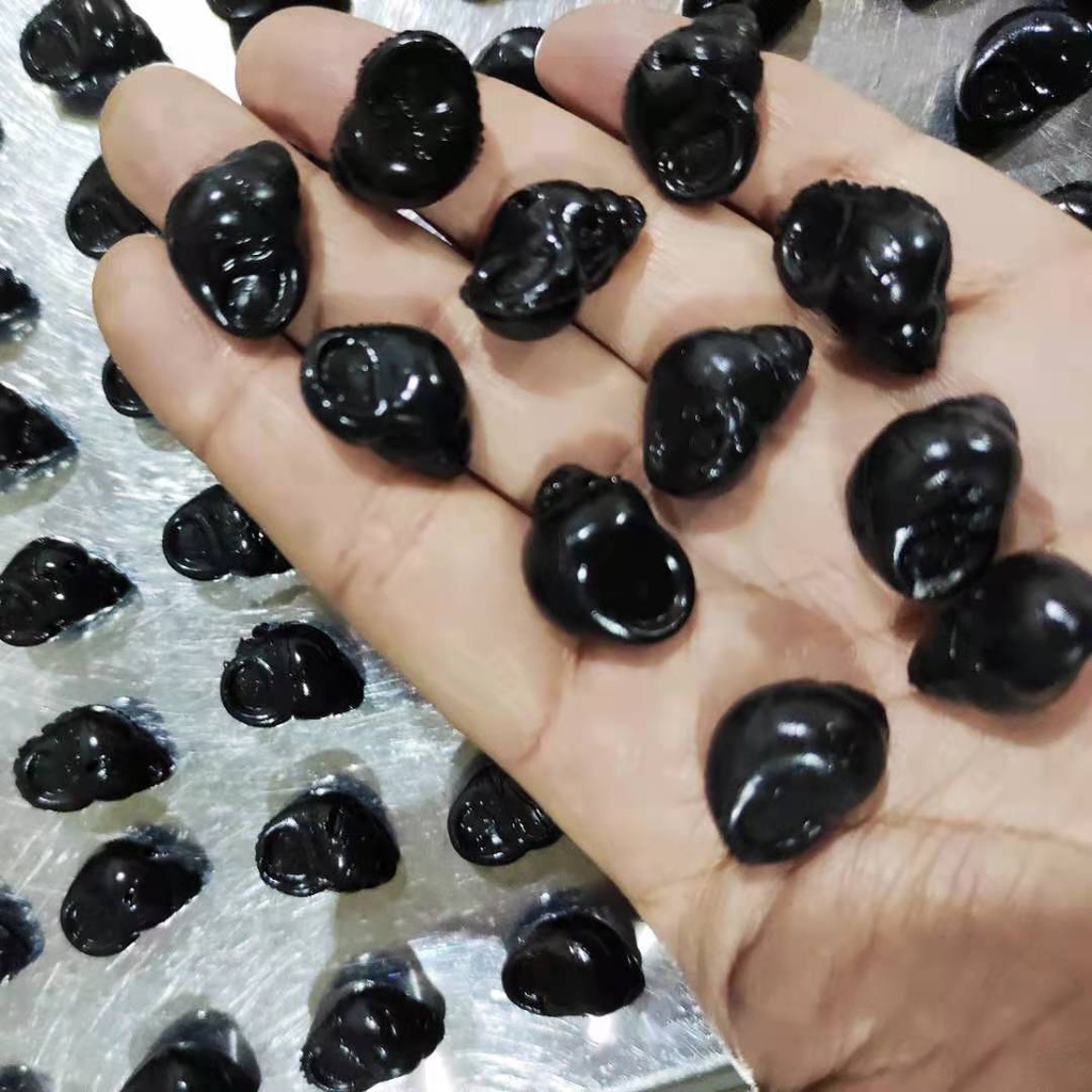 Mồi câu cá giả hình ốc sên màu xanh dạ quang dưới nước