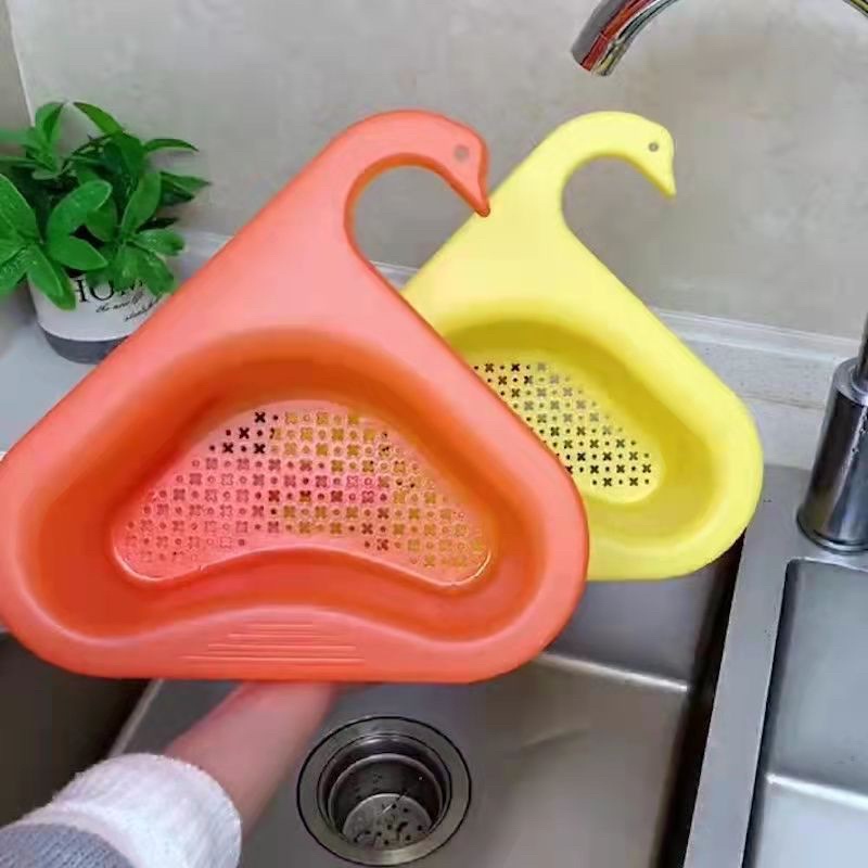 Khay Lọc Rác CỔ THIÊN NGA Thông Minh, Rổ Lọc Rác Bồn Rửa Bát Đa Năng Tiện Lợi, khay lọc rác thiên nga treo bồn rửa chén