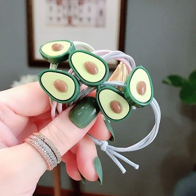 Chun Buộc Tóc Hình Quả Bơ