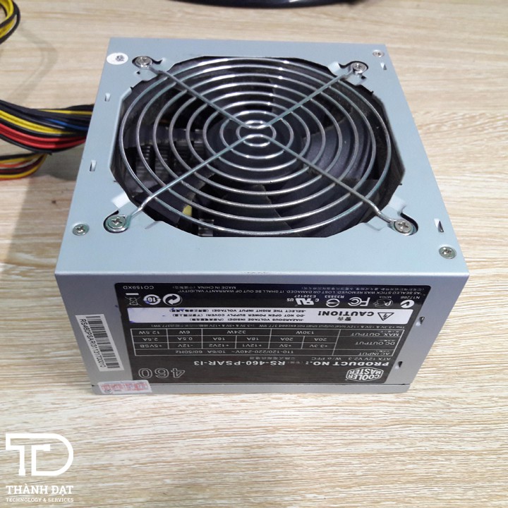 Nguồn máy tính công suất thực Cooler Master 460w - PSU Cooler Master 460 cũ