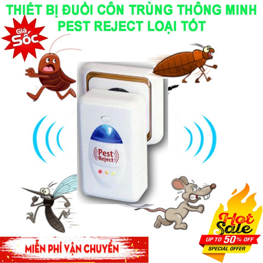Thiết Bị Đuổi Côn Trùng Pest Reject - Máy Đuổi Côn Trùng , Chuột Gián Thông Minh