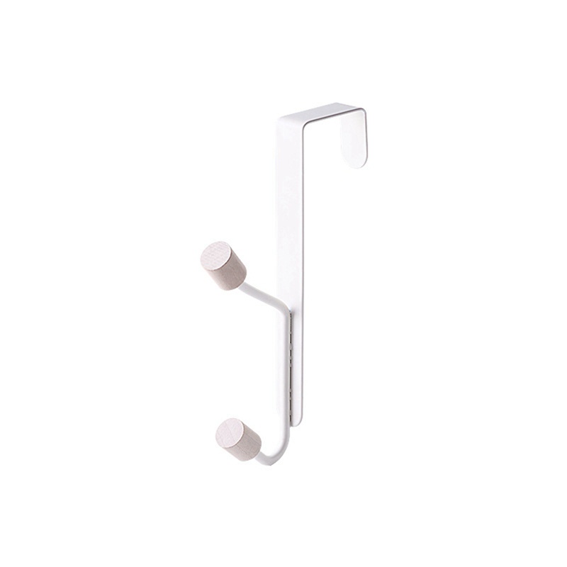 Móc treo quần áo/túi/nón bằng thép cacbon gắn sau cửa phòng tắm không đục lỗ tiện lợi
