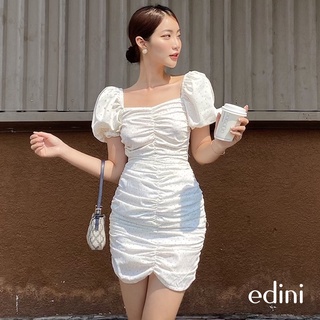 Đầm Hở Lưng Nhún Thân EDINI - D1389