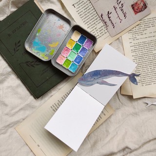 Set màu nước và sổ Candy Candy