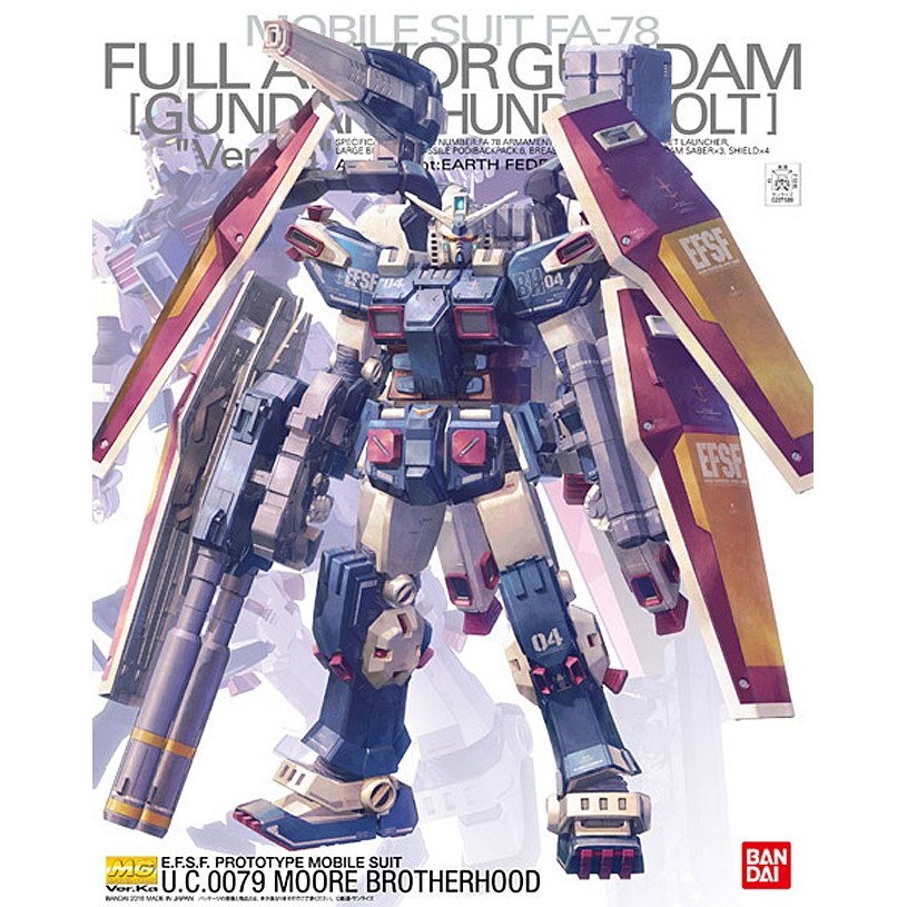 Mô Hình Gundam Bandai MG FA-78 Full Armor Ver.Ka 1/100 Thunderbolt [GDB] [BMG]