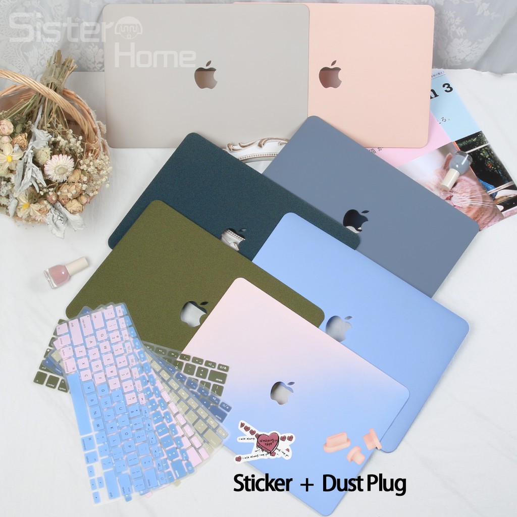 Vỏ bảo vệ 4 trong 1 cho Macbook Air M12020 12 Macbook Pro 13 15 2019 A2337 A2338 A22891 A2179 A1707