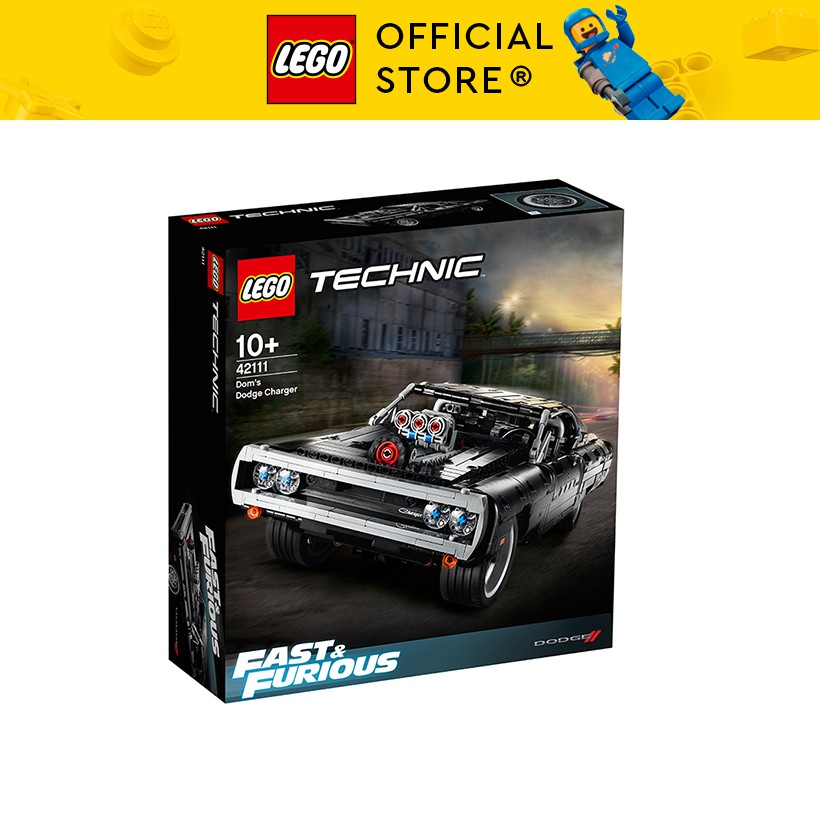 LEGO TECHNIC 42111 Siêu Xe Dom's Dodge Charger ( 1077 Chi tiết)