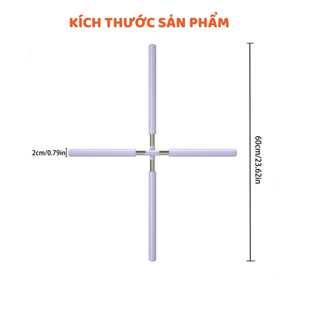 Gậy Chống Gù Lưng Tập Yoga Bằng Thép Không Gỉ - Dành cho nữ cải thiện vóc dáng, dân văn phòng ngồi nhiều