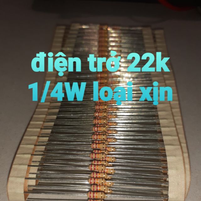 50 điện trở 22k 1/4W xịn