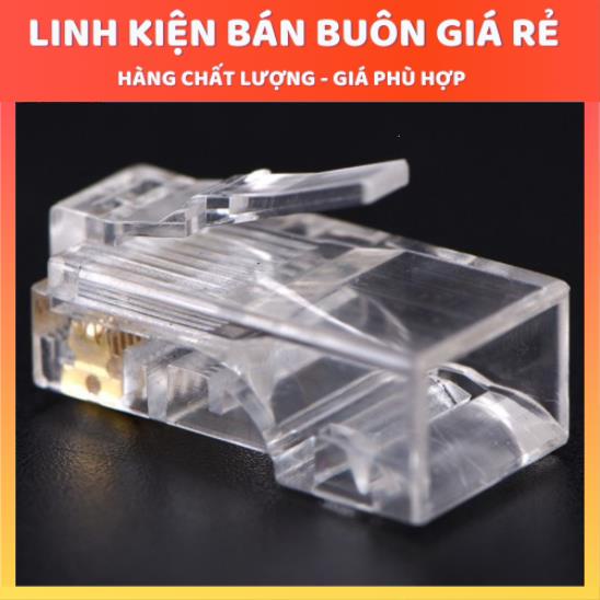 Bộ 5 Đầu Jack RJ45 Để Bấm Dây Mạng