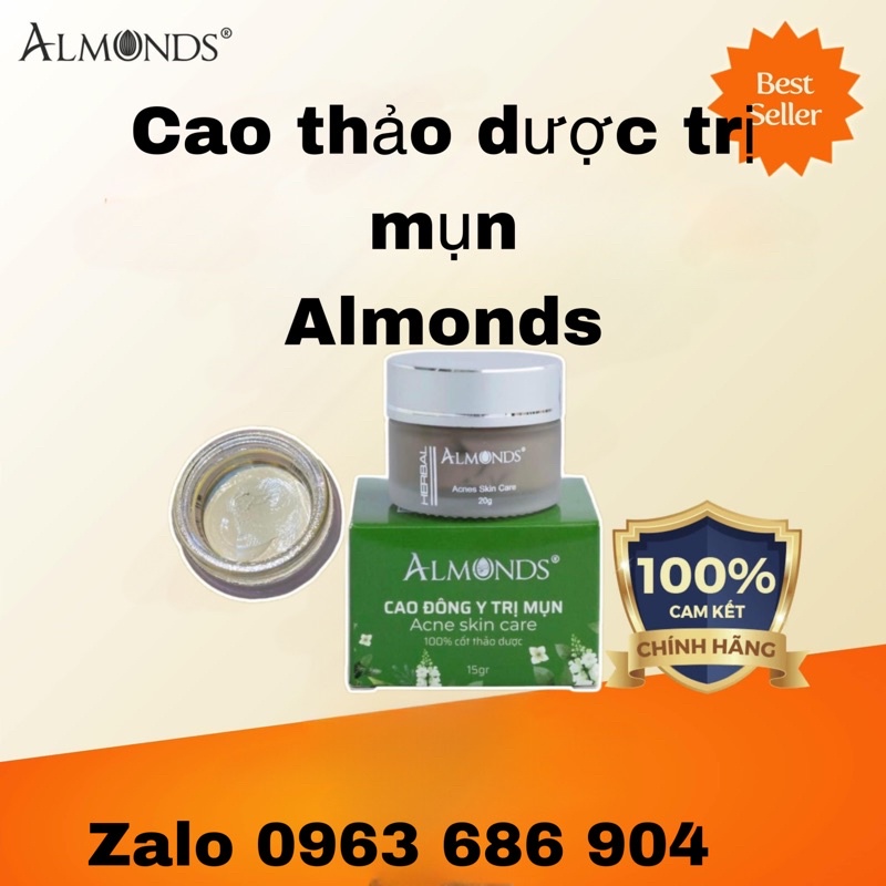 Cao mụn Acnes Skin Care Almonds