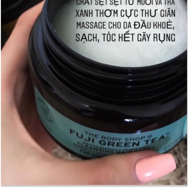 Dầu gội tẩy da chết da đầu Fuji Green Tea Hair Scrub the body shop