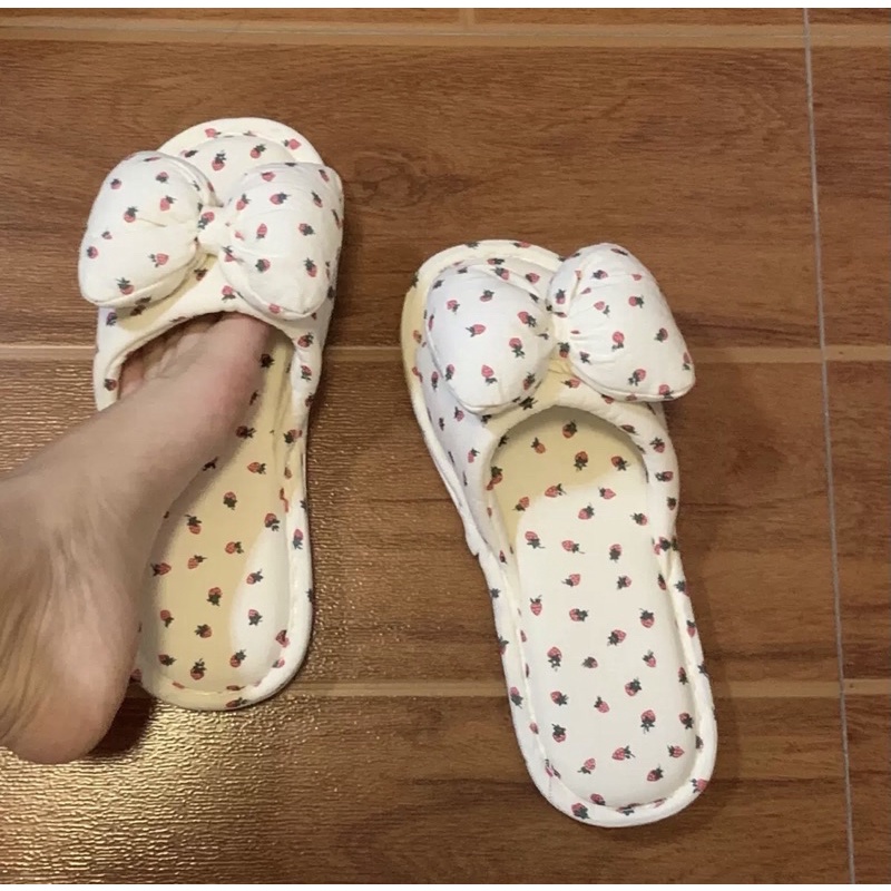 Dép đi tong nhà 🎀 cute xỉu, Ảnh thật 3 pic cuối