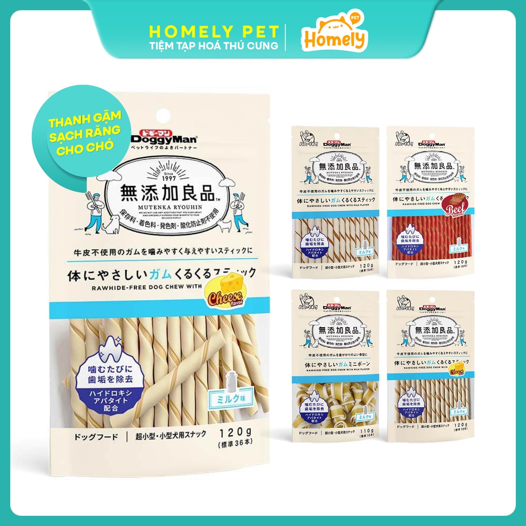 Que gặm sạch răng cho chó Doggyman giá trị dinh dưỡng cao bổ sung vitamin và khoáng chất