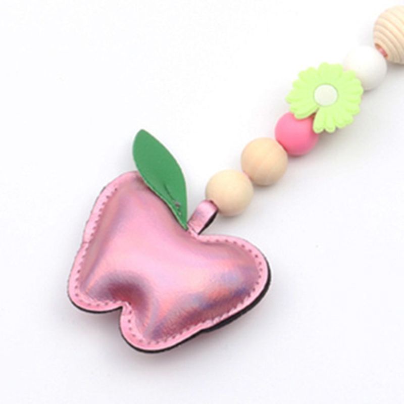 Bộ 3 Vòng Dây Chuỗi Hạt Silicon Phối Hoa / Hoạt Hình Trang Trí Phòng Bé Tập Gym