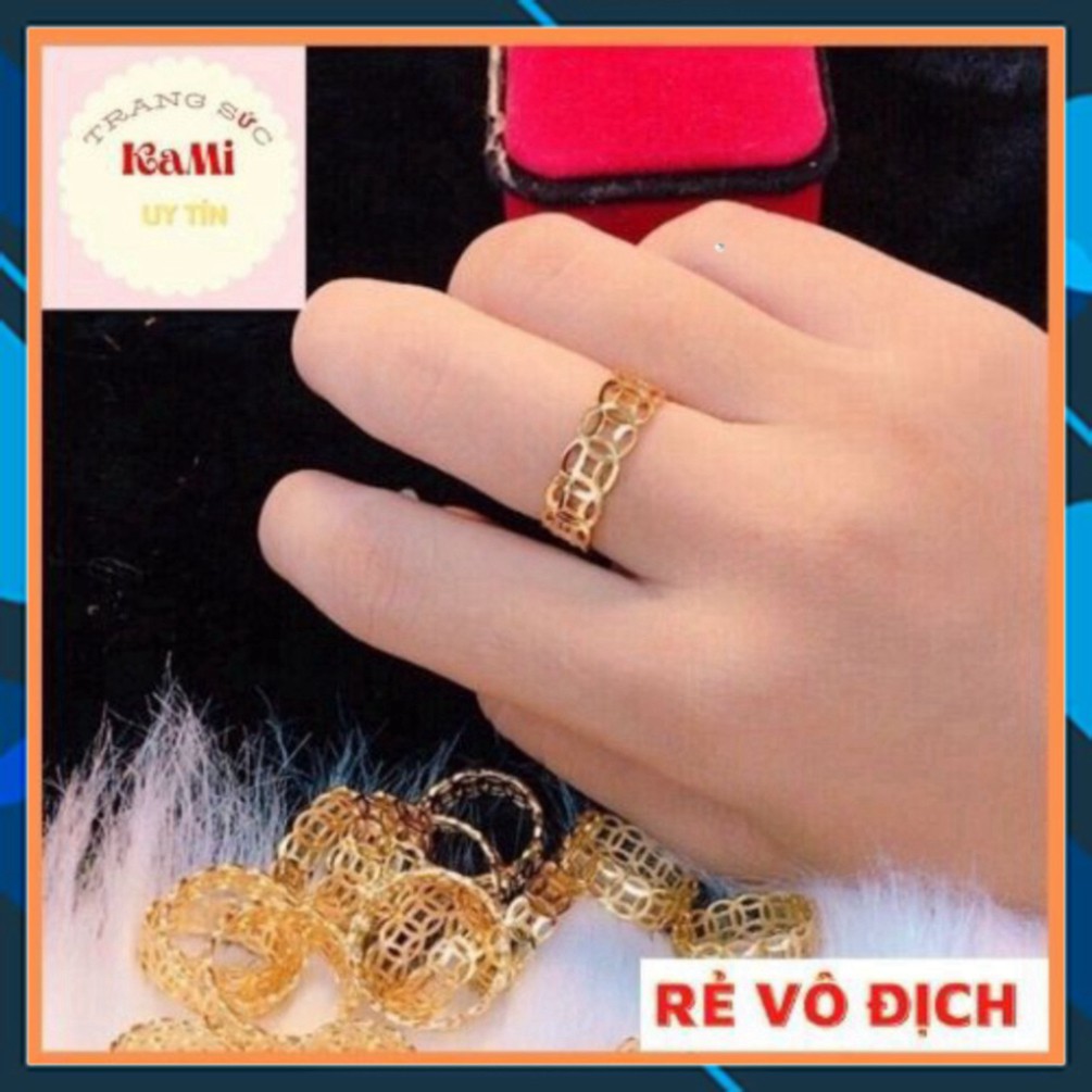 Nhẫn Kim Tiền 💎FREESHIP 💎 Nhẫn kim tiền tài lộc