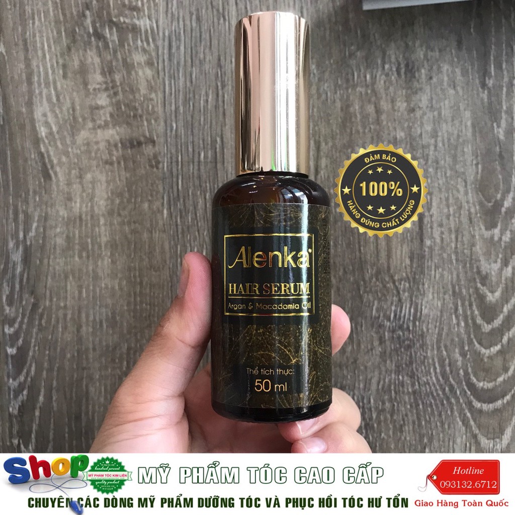 🌾Best Seller🎋[#alenka-chính hãng] Tinh dầu dưỡng tóc, giữ nếp tóc uốn #alenka hair serum 50ml-100ml