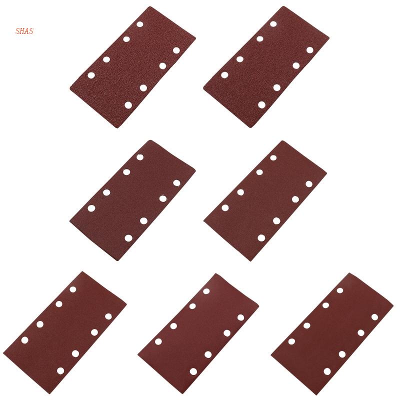 Móc Giấy Nhám Hình Chữ Nhật 40 / 60 / 80 / 100 / 120 / 180 / 240 Grits Chuyên Dụng