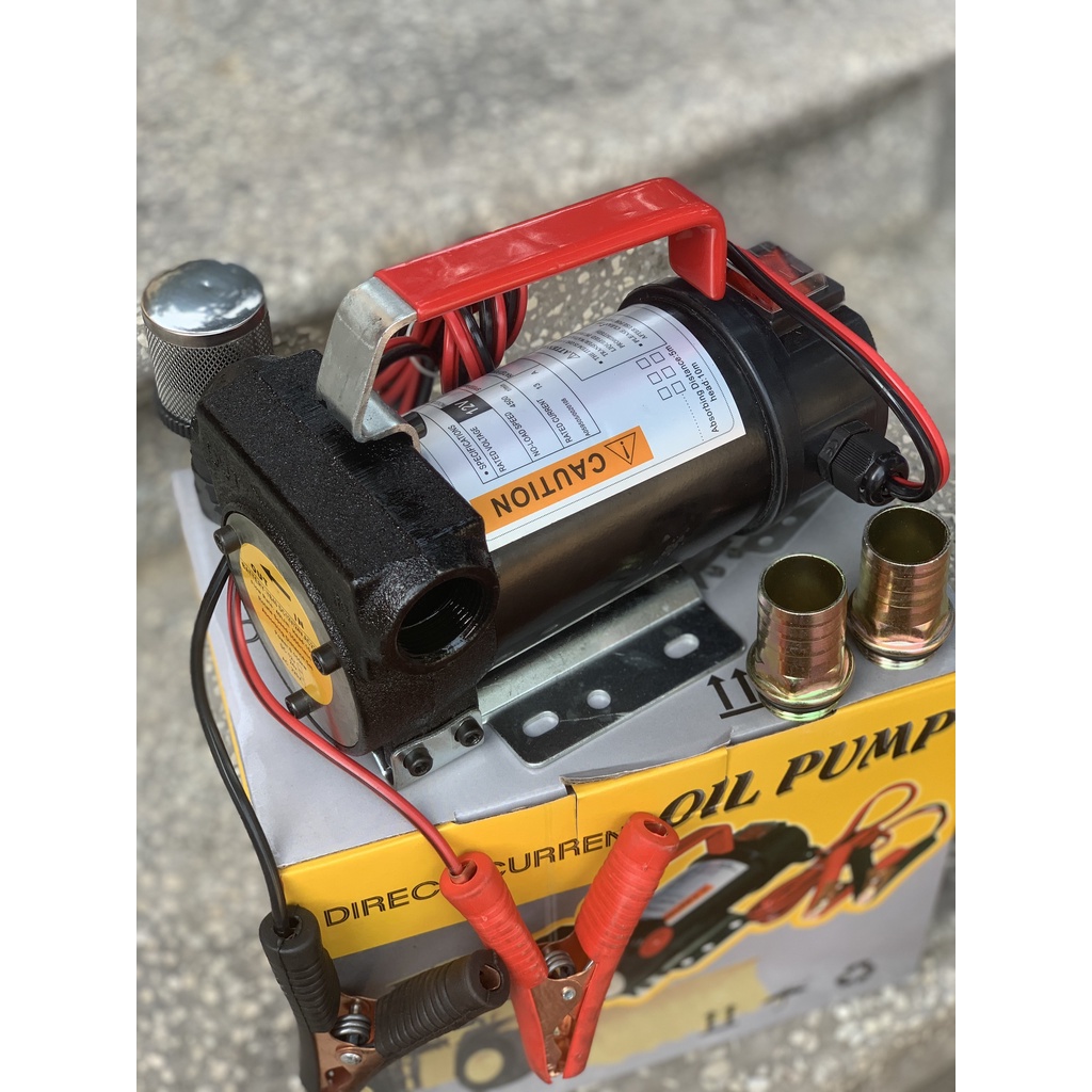 Máy bơm dầu nhớt 12v, dùng bơm dầu diesel, bơm dầu thủy lực, bơm dầu nhớt bôi trơn, bơm được xăng và hóa chất