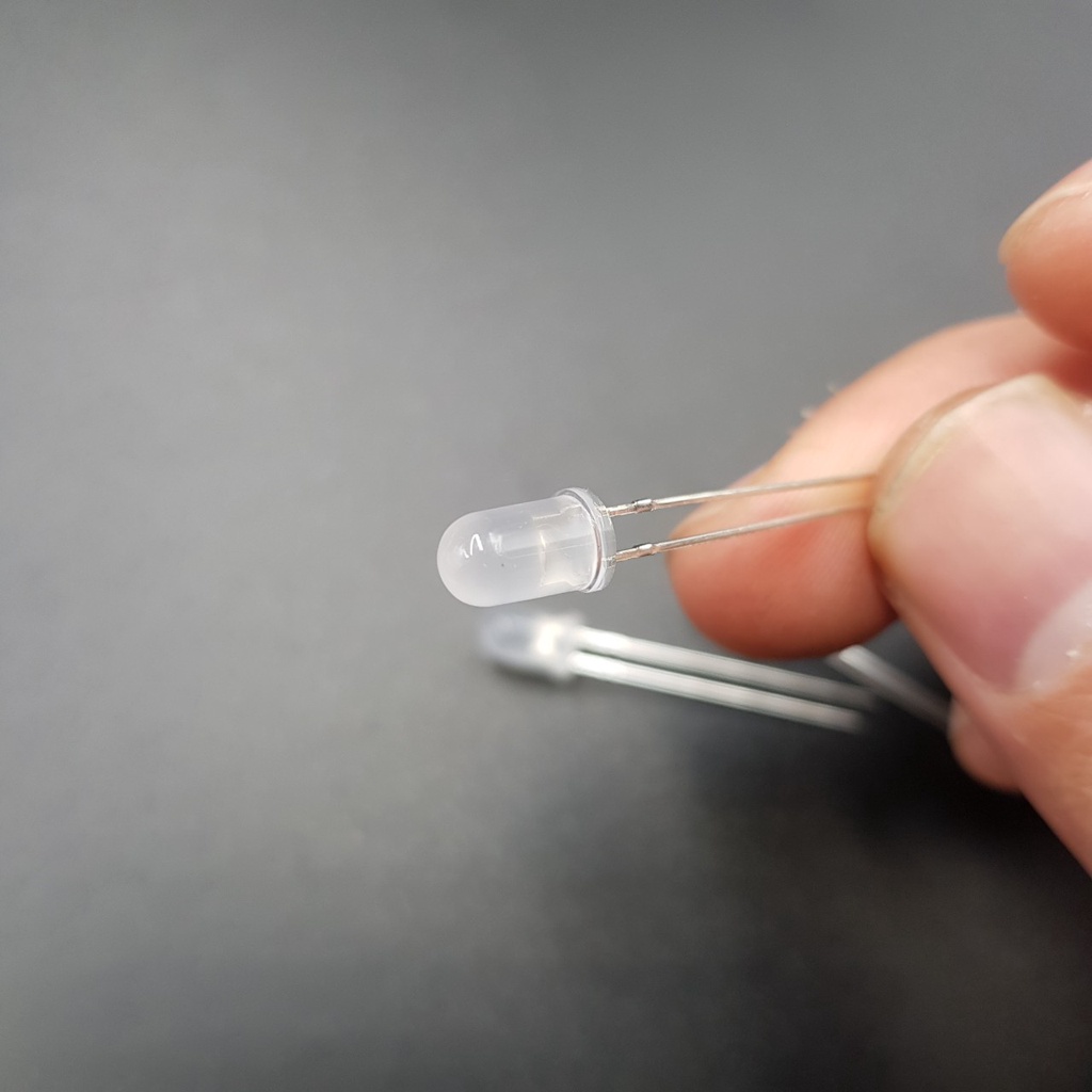 [10 Chiếc] Led 5MM Đỏ Đục