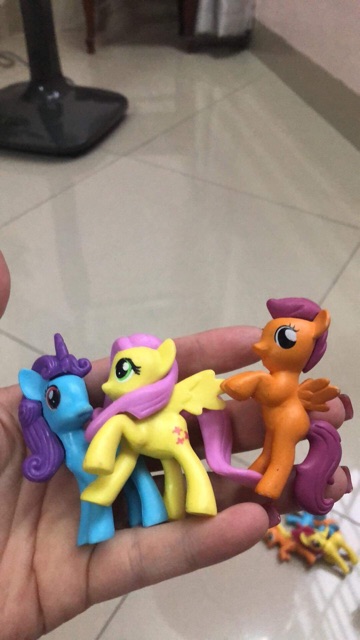 Bộ đồ chơi pony 12 con size 7-8 cm