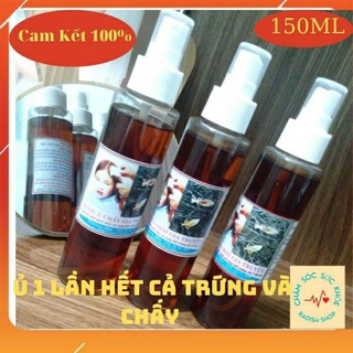 [Tặng MŨ NiLong Ủ]Rượu.ủ.chấy(trí)-xịt ủ.chấy duy nhất 1 lần cho bé(xịt150ml)(thảo dược thiên nhiên,hiệu quả cao)