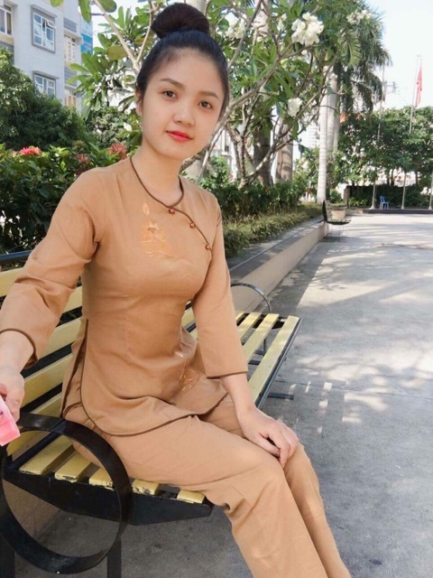 Bộ cúc Ngọc lệch phối - bộ lam đi chùa