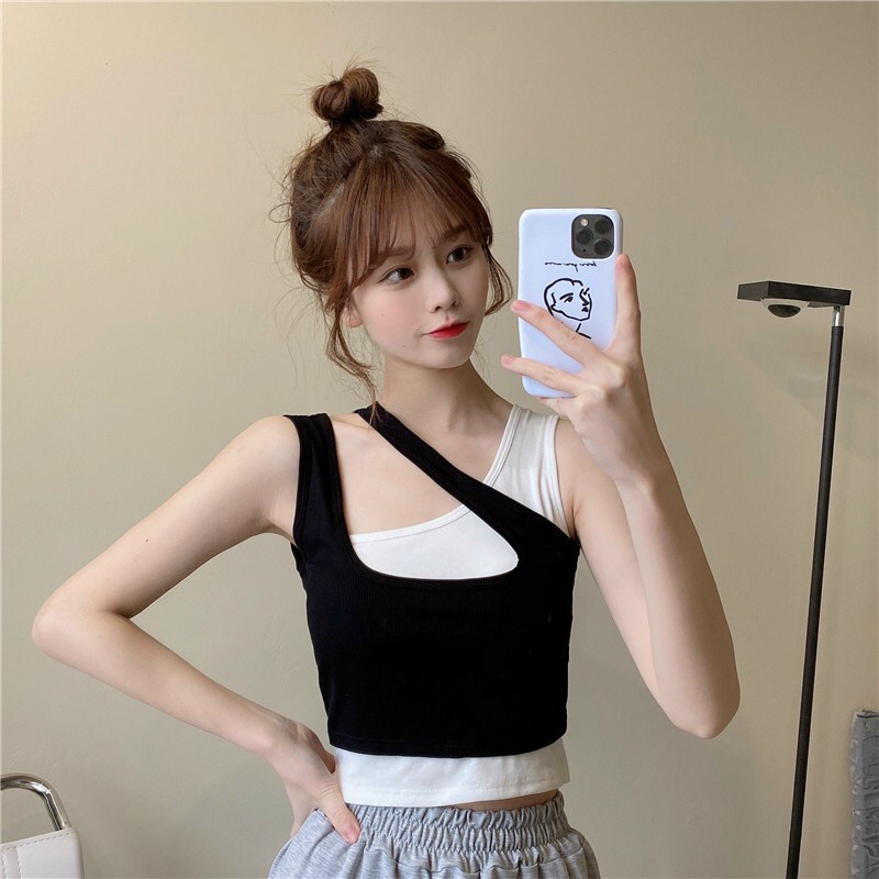 Áo Bra 2 Dây Bản To Chéo Vai Siêu Hot -  Áo Ngực Nữ Chất Cotton Mềm Mại Quyến Rũ