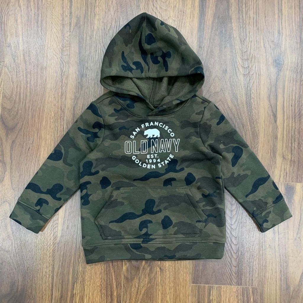 Áo hoodi bé trai có mũ hàng onavy size 12m-5y