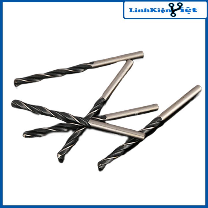 Mũi khoan xoắn thép không gỉ 6542 chống mài mòn đường kính 0.5-5.0mm (1 mũi)