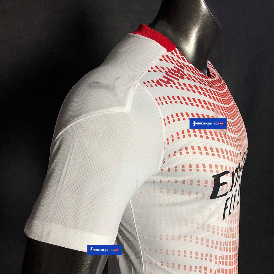 Áo đấu AC Milan sân khách 2020-2021 trắng, áo AC Milan trắng sân khách 2021 bản PLAYER Issue BODY fit cao cấp Thái Lan