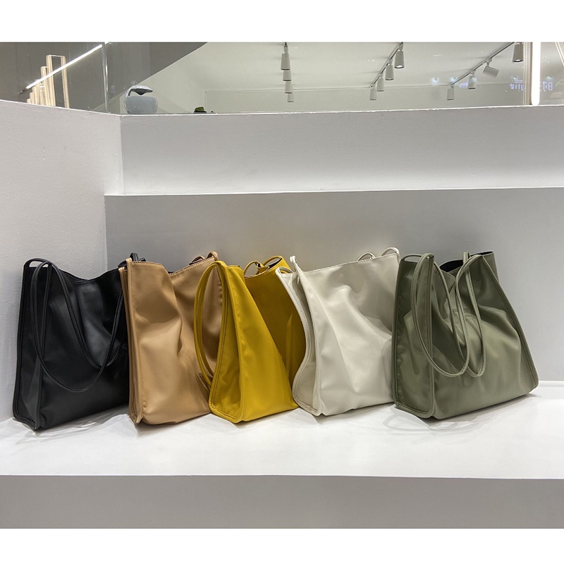 IELGY Túi Đeo Vai Cỡ Lớn Bằng Da Mềm Phong Cách Hàn Quốc Thời Trang Cho Nữ